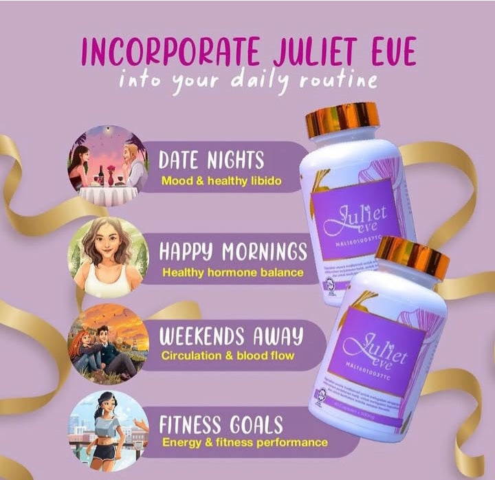 Juliet Eve capsule bottle for hormonal balance and skin glow