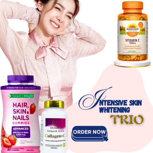 Skin whitening trio