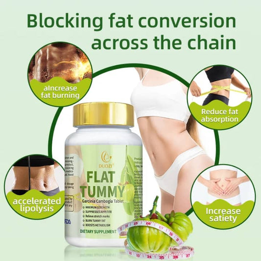 Flat tummy capsules for slimming and waist reduction