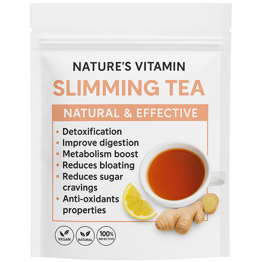 Slimming detox tea for fat burning and metabolism support